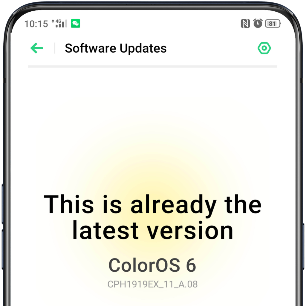 update your oppo latest software version